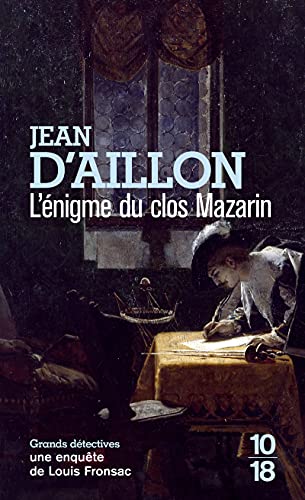 L'énigme du clos Mazarin (F5): Une enquête de Louis Fronzac