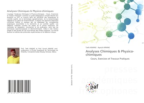 Analyses Chimiques & Physico-chimiques: Cours, Exercices et Travaux Pratiques von Südwestdeutscher Verlag