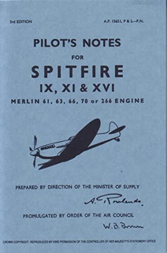 Air Ministry Pilot's Notes: Merlin 61, 63, 66, 70 or 266 Engine