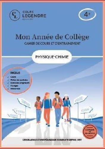Mon année de collège - 4ème physique-chimie-cahier de cours et d'entraînement: Cours – Fiches de synthèse – Exercices – Corrigés - Bilans-test Mon année de collège - 4ème physique-chimie-cahier de cours et d'entraînement: Cours – Fiches de synthèse – Exercices – Corrigés - Bilans-test von EDICOLE
