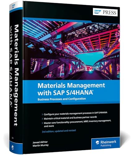 Materials Management with SAP S/4HANA: Business Processes and Configuration (SAP PRESS: englisch)