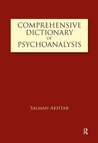 Comprehensive Dictionary of Psychoanalysis von Routledge