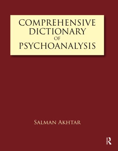 Comprehensive Dictionary of Psychoanalysis von Routledge