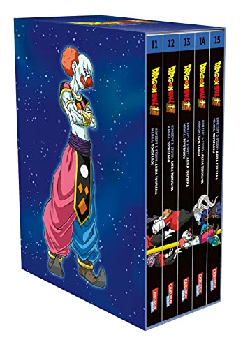 Dragon Ball Super, Bände 11-15 im Sammelschuber mit Extra: Die Fortsetzung der Action-Manga-Serie ab 10 Jahren über epische Schlachten und kosmische Abenteuer