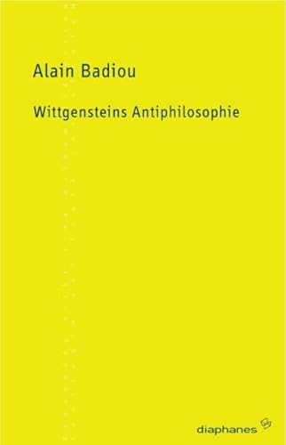 Wittgensteins Antiphilosophie (TransPositionen)