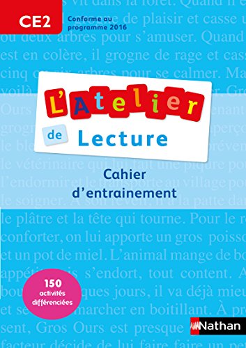 Atelier de lecture CE2 - Cahier d'entrainement von NATHAN