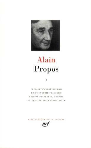 Propos: (1906-1936) (1)