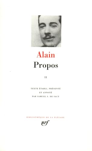 Propos: (1906-1936) (2)