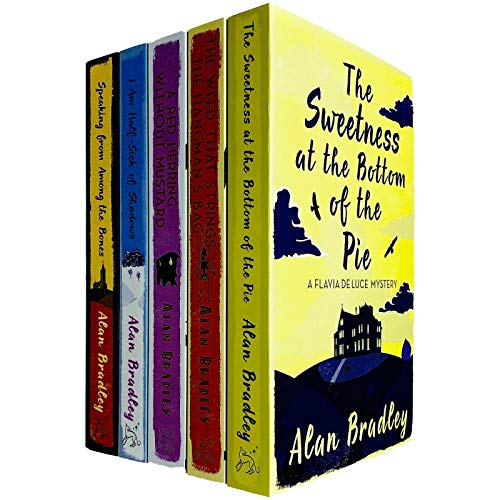 Flavia de Luce Mystery Series Bücher 1–5 Sammelset von Alan Bradley (Sweetness at the Bottom of the Pie, Weed That Strings the Hangman's Bag, A Red Herring Without Senf & MEHR!)
