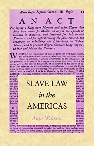 Slave Law in the Americas von UNIV OF GEORGIA PR