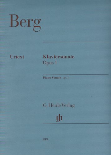 Klaviersonate op. 1: Instrumentation: Piano solo (G. Henle Urtext-Ausgabe) von Henle, G. Verlag