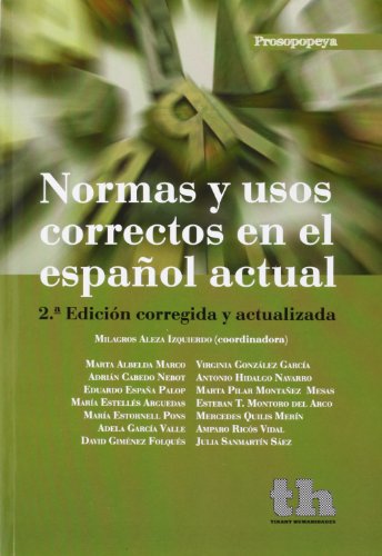 Normas y usos correctos en el español actual von TIRANT HUMANIDADES