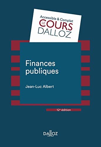 Finances publiques 12ed von DALLOZ