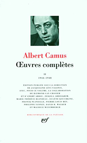 Oeuvres complètes : Tome 2, 1944-1948