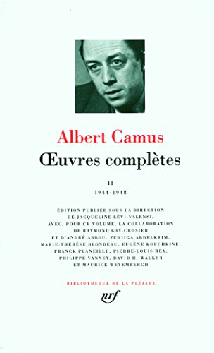 Oeuvres complètes : Tome 2, 1944-1948 Oeuvres complètes : Tome 2, 1944-1948