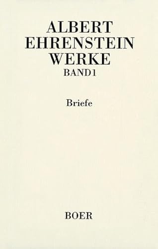 Werke I: Briefe. Werke I: Briefe.