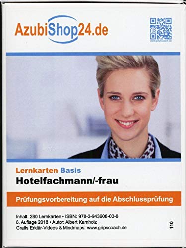 AzubiShop24.de Basis-Lernkarten Hotelkaufmann/-frau Autor/en: Albert Kamholz: Prüfungsvorbereitung auf die Abschlussprüfung von Princoso GmbH