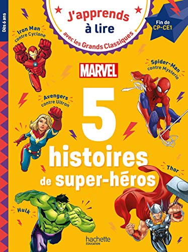 Disney - 5 histoires de super-héros Marvel - Fin de CP Début de CE1 Disney - 5 histoires de super-héros Marvel - Fin de CP Début de CE1 von HACHETTE EDUC
