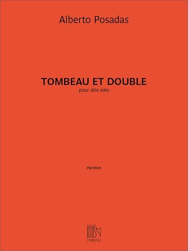 Tombeau et double. Viola Solo. Buch und Einzelstimme(n) von Durand