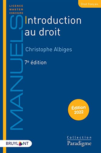 Introduction au droit Introduction au droit von BRUYLANT