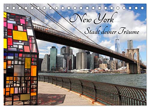 New York - Stadt deiner Träume (Tischkalender 2023 DIN A5 quer): New York - keine Stadt der Welt vereint Reiseträume und Entdeckungslust wie diese. (Monatskalender, 14 Seiten ) (CALVENDO Orte) von CALVENDO