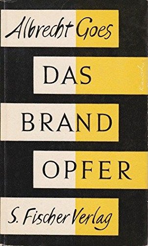 Das Brandopfer. Erzählung von Fischer Taschenbuch