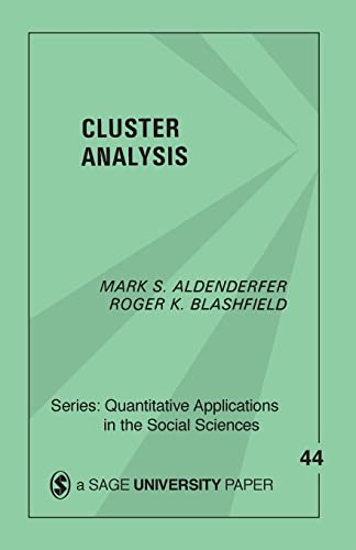 Cluster Analysis (Sage University Papers, Vol 44)