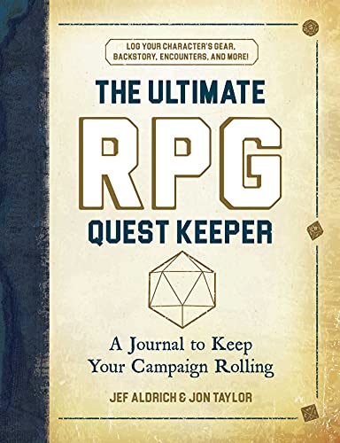 The Ultimate RPG Quest Keeper: A Journal to Keep Your Campaign Rolling (Ultimate Role Playing Game Series) von Adams Media