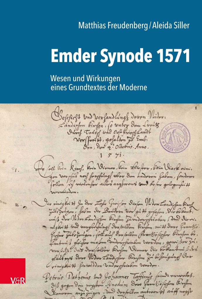 Emder Synode 1571 von Vandenhoeck + Ruprecht