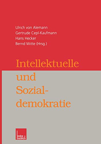 Intellektuelle und Sozialdemokratie von VS Verlag für Sozialwissenschaften