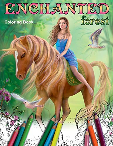 Enchanted Forest. Coloring book: Coloring Book for Adults (Fanasy coloring books, Band 3) von CreateSpace Independent Publishing Platform