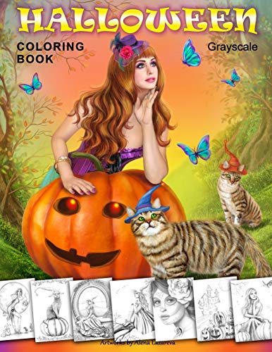 Halloween Coloring Book. Grayscale: Coloring Book for Adults von CreateSpace Independent Publishing Platform