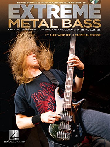 Webster Alex Extreme Metal Bass Essential Techniques Bgtr Tab BK/CD: Essential Techniques, Concepts, and Applications for Metal Bassists