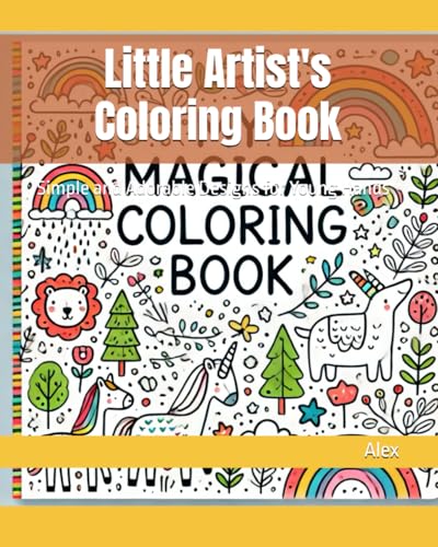 Happy Paws Coloring Book: Simple and Adorable Designs for Young Hands von Independently published