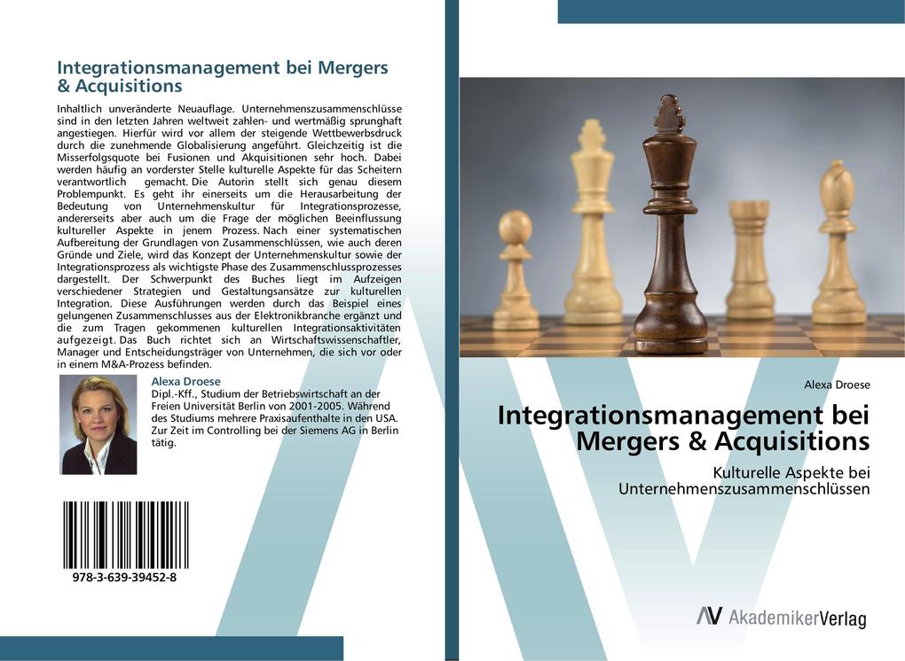 Integrationsmanagement bei Mergers & Acquisitions von AV Akademikerverlag