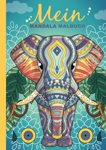 Mein Mandala Malbuch: 50 tierisch tolle Tiermandalas für Kinder ab 10+ Jahren zum Ausmalen und als Kopiervorlage für PädagogInnen. von Independently published
