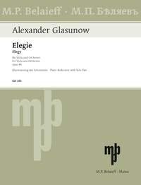 Alexander Glazunov: Elegy (Elegie), Op.44 (Viola & Piano)