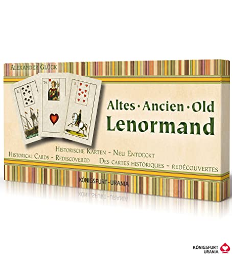 Altes Lenormand: Historische Karten - Neu entdeckt. Set mit Booklet und Karten (Lenormandkarten, Kartenlegen): Historische Karten - Neu entdeckt. / ... - Rediscovered (Set mit Booklet und Karten) von Königsfurt-Urania