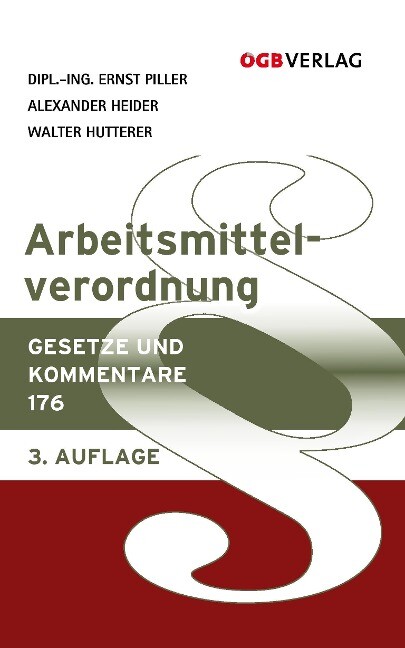 Arbeitsmittelverordnung von Verlag des Österreichischen Gewerkschaftsbundes GmbH