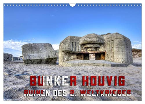 Bunker Houvig (Wandkalender 2024 DIN A3 quer), CALVENDO Monatskalender von CALVENDO