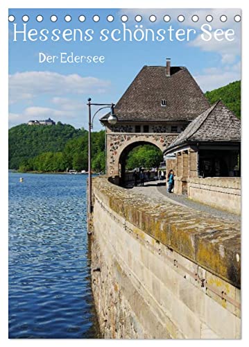 Hessens schönster See - Der Edersee (Tischkalender 2024 DIN A5 hoch), CALVENDO Monatskalender von CALVENDO