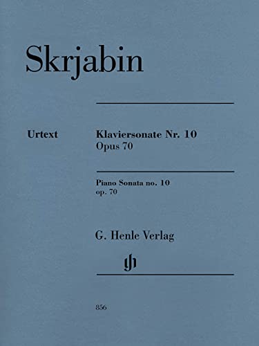 Klaviersonate Nr. 10 op. 70: Besetzung: Klavier zu zwei Händen (G. Henle Urtext-Ausgabe)
