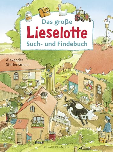 Das große Lieselotte Such- und Findebuch: Wimmelbuch mit der Kuh Lieselotte für Kinder ab 2 Jahren