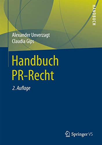 Handbuch PR-Recht von Springer VS