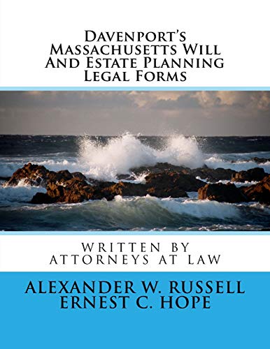 Davenport's Massachusetts Will And Estate Planning Legal Forms