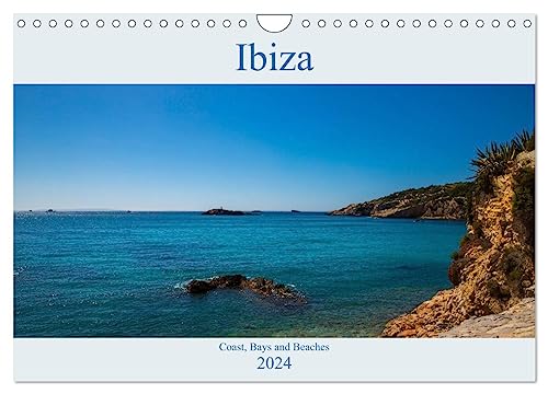 Ibiza, Coast, Bays and Beaches (Wandkalender 2024 DIN A4 quer), CALVENDO Monatskalender von CALVENDO