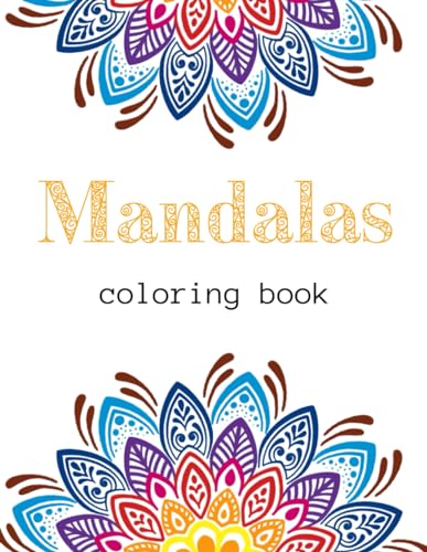 White and Black Mandalas Coloring Book 25 Unique Designs