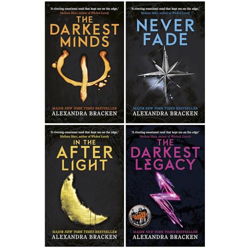 The Darkest Minds Series by Alexandra Bracken 4 Books Collection Set Exclusive Slipcase Edition (The Darkest Minds, Never Fade, In The Afterlight & The Darkest Legacy)