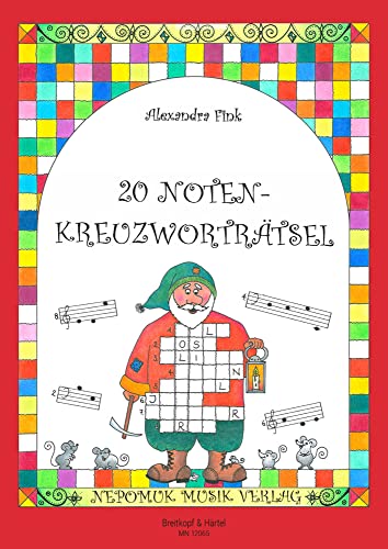 20 Noten-Kreuzworträtsel - Rätselhefte zum Ausfüllen von Noten-Kreuzworträsteln Heft 1 (MN 12065)