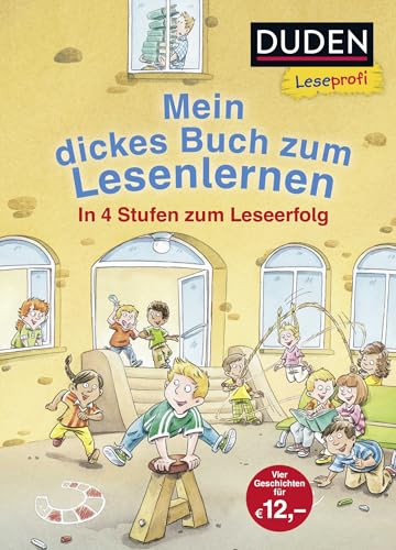 Duden Leseprofi – Mein dickes Buch zum Lesenlernen: In 4 Stufen zum Leseerfolg: Kinderbuch für Erstleser ab 5 Jahren | Kinderbuch für Erstleser ab 5 Jahren von FISCHERVERLAGE